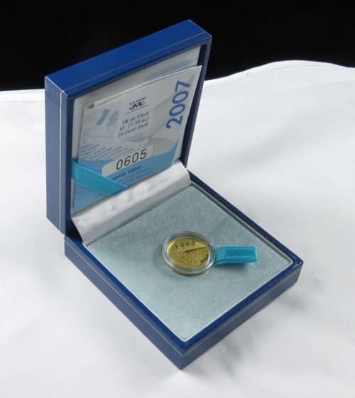 2007 Protea F.W. De Klerk 1/10oz Proof Gold Coin