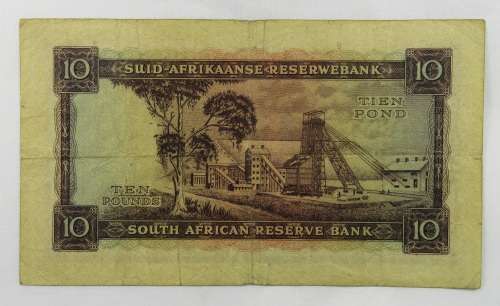 South Africa 10 Pounds 1952 M. H. de Kock