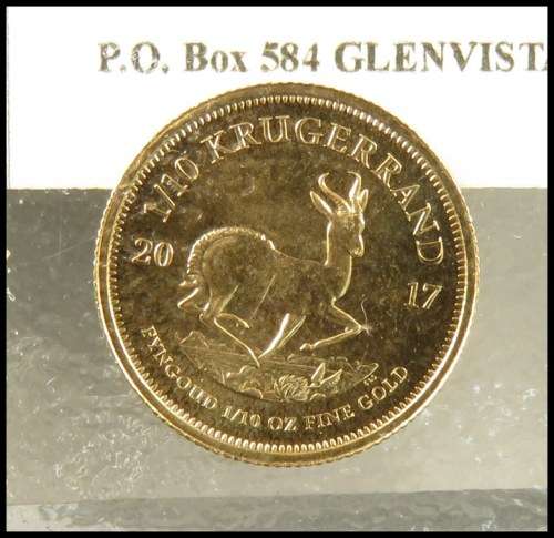 2017 Krugerrand 1/10oz - UNC