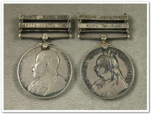 Boer War QSA /KSA Medal Group Lieut.Frontier Light Horse then Captain & Adjudant Nesbitt's Horse
