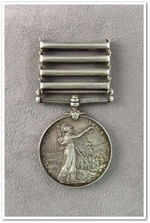 Boer War Q.S.A -  3259 Serjt. A. Pagram, 19th Hussars (for Earl Durant)