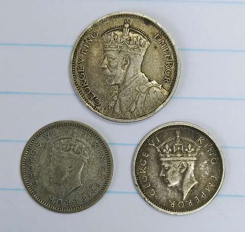 3 x Rhodesian Silver Coins