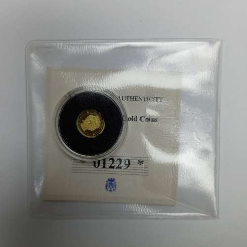 Mongolia 1000 Togrog 2016 Gold 999 0.5 grams 90th Birthday of Queen Elizabeth