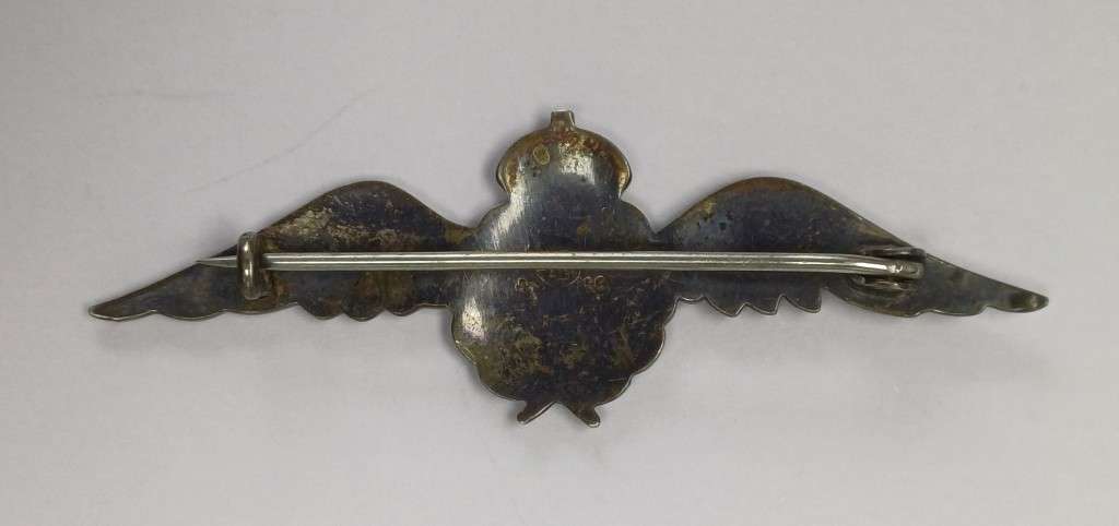 WW2 Sterling Silver WW2 Wings Brooch
