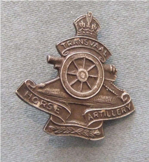 Transvaal Horse Artillery Silver Sweetheart Brooch