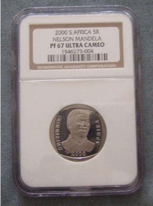 ****Christmas Special***** Proof Mandela 2000 R5 PF67UC Ultra Cameo