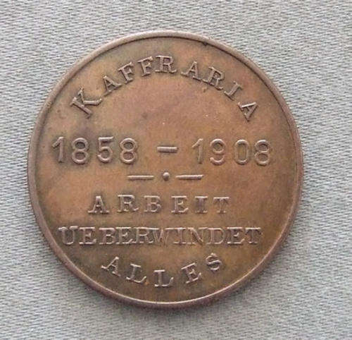 Kaffraria 1858-1908 German South West Africa Medal