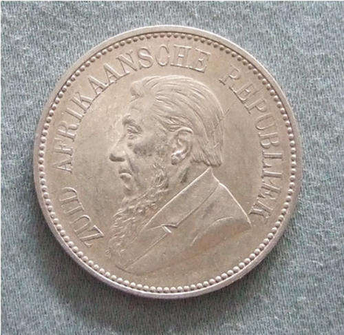ZAR Kruger 2 1/2 Shillings EF 1897