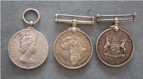 Colonial Police, ASM & Long Service Group T.J. Alder