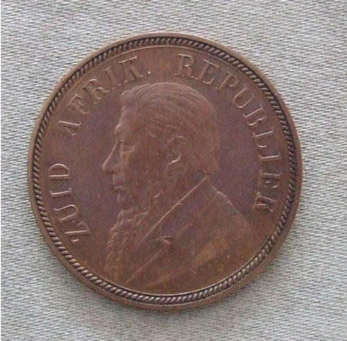 ZAR Kruger 1894 Penny EF