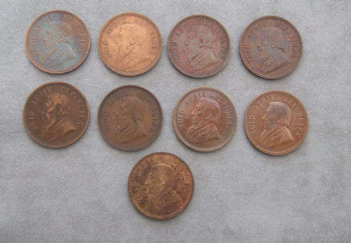 *Bulk Buy* ZAR Kruger 1898 Penny x 9