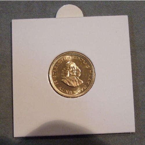 South Africa 1966 R1 Gold Proof Coin