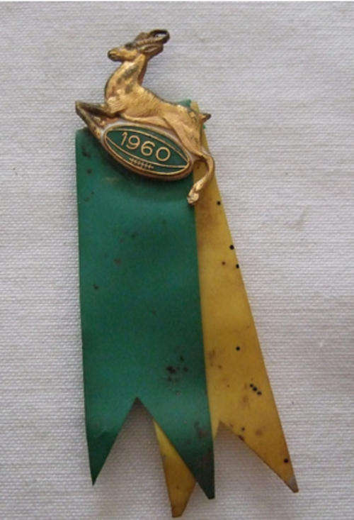 Springbok 1960 Pin Badge