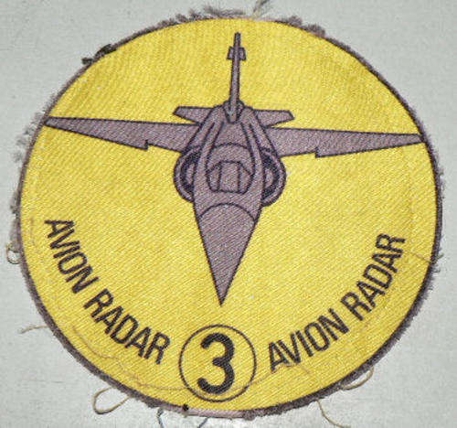 SAAF Ground Cloth Badge / patch 3 Squadron Mirage F1 Yelow