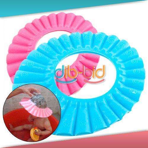NEW Safe Shampoo Shower Bath Cap for Baby Children Pink
