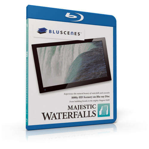BluScenes Majetic Waterfalls HD Blueray Scenery Disc