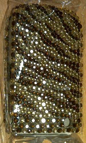 BLACKBERRY BLING COVER - FITS 9300/8900 -BACK & FRONT COVER