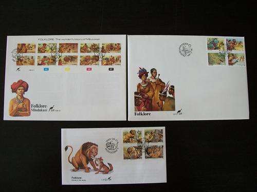 CISKEI FOLKLORE FIRST DAY COVERS