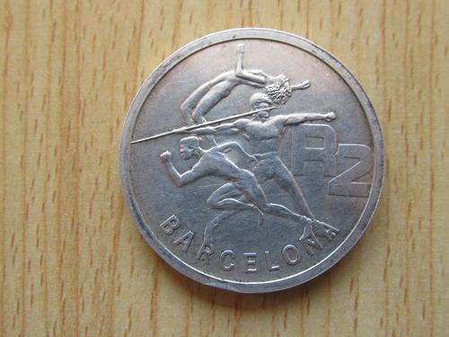 1992 BARCELONA COMMEMORATIVE SILVER COIN
