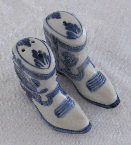 DELFT SALT & PEPPER CELLARS - HIGH BOOTS