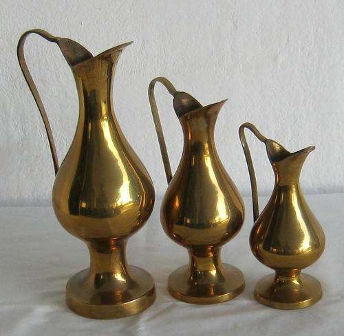 BRASS JUGS / VASES