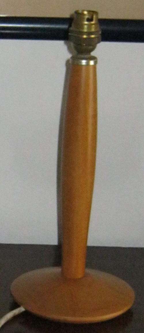 WOODEN TABLE LAMP - good quality, no shade