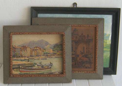 INTERESTING OLD FRAMES & PRINTS