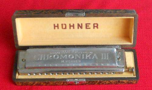 Vintage German Chromonika Hohner Harmonica