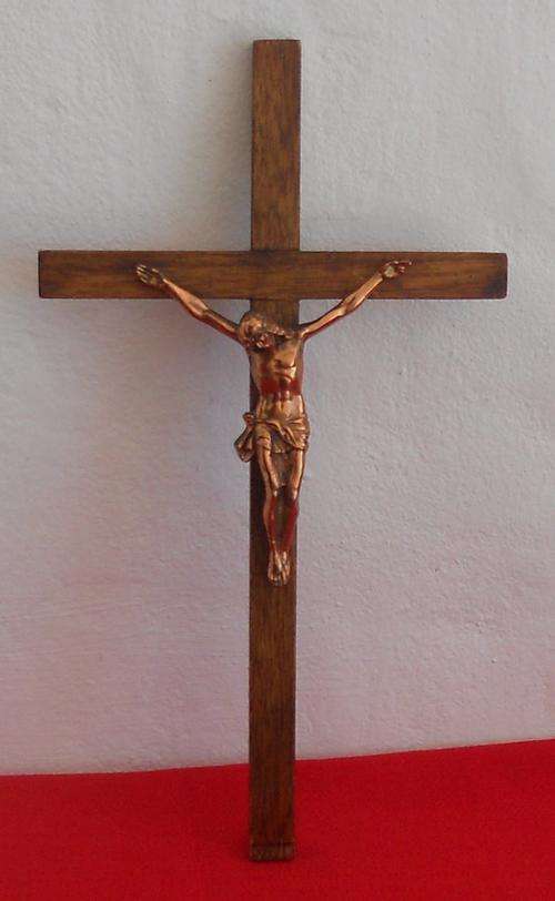 WOODEN CRUCIFIX - CROSS WITH JESUS