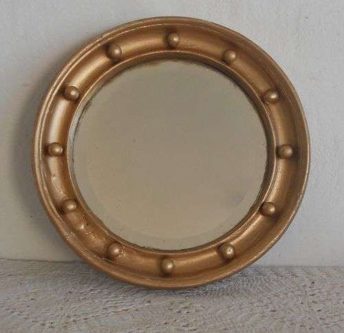 VINTAGE ROUND BEVELLED MIRROR
