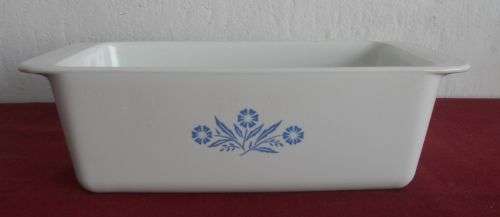 CORNING WARE LOAF PAN - blue cornflower