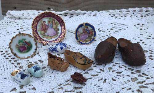 LIMOGES MINI PLATES x 2 and PRINTERS TRAY COLLECTION