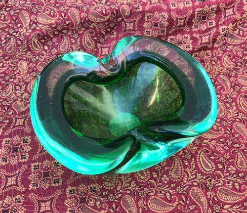 MURANO GLASS DISPLAY ASHTRAY