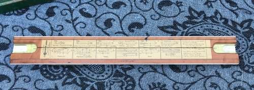 A W FABER SLIDE RULER