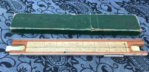 A W FABER SLIDE RULER