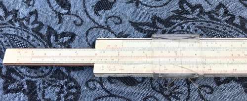 A W FABER SLIDE RULER