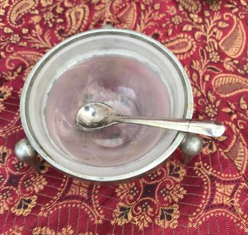 EETRITE STAINLESS STEEL SAUCE SPOON. TONGS and SALT