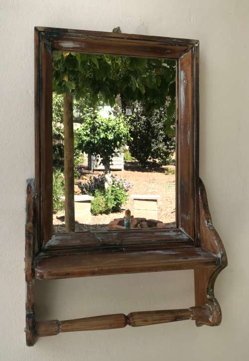 OLD OREGON PINE MIRROR