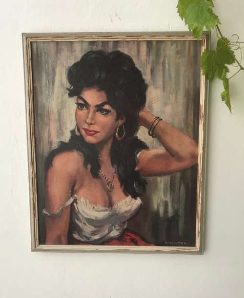 RARE H WALTER PRINT - ILONKA