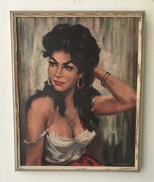 RARE H WALTER PRINT - ILONKA