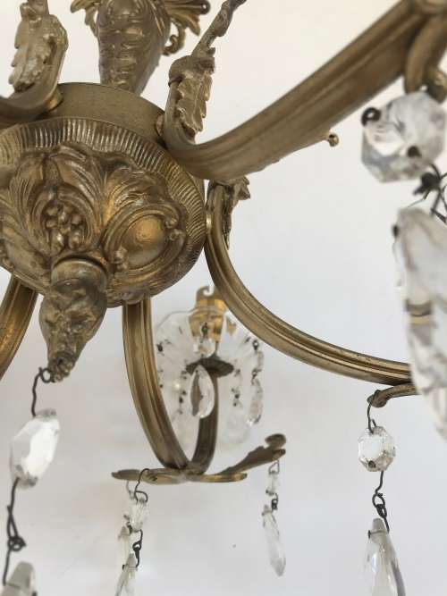 CHANDELIERs WITH CRYSTAL DROPS