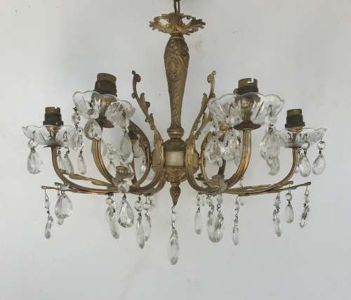 CHANDELIERs WITH CRYSTAL DROPS