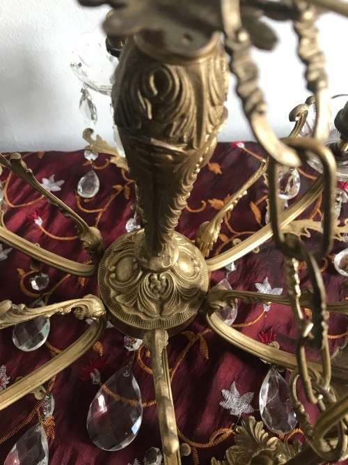 CHANDELIERs WITH CRYSTAL DROPS