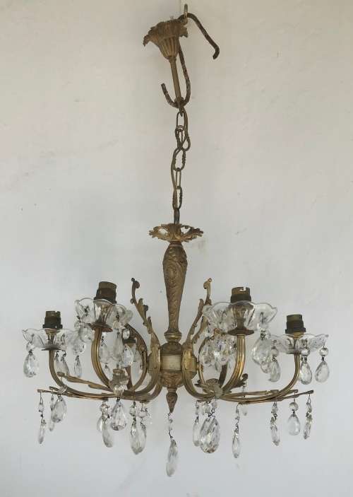CHANDELIERs WITH CRYSTAL DROPS