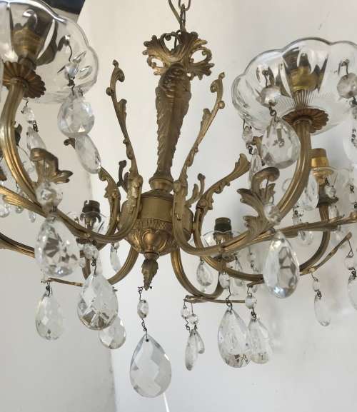 CHANDELIERs WITH CRYSTAL DROPS