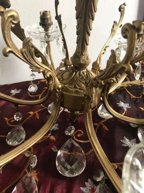 CHANDELIERs WITH CRYSTAL DROPS