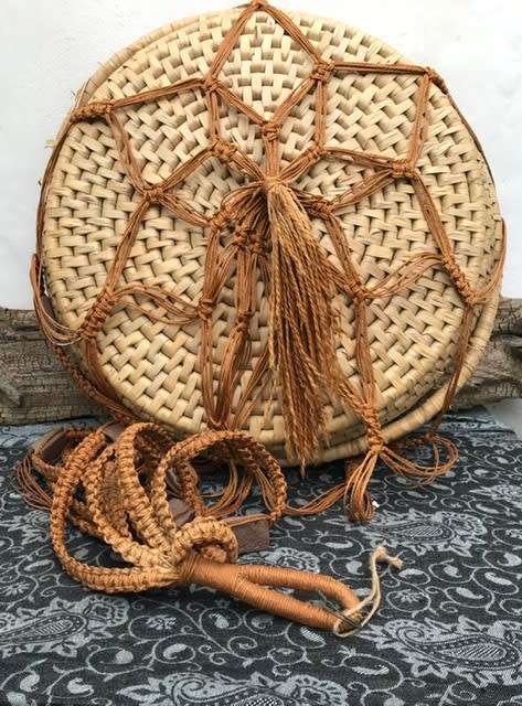 HANGING MACRAME WITH BASKET