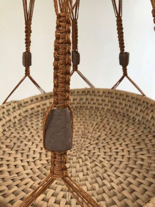 HANGING MACRAME WITH BASKET
