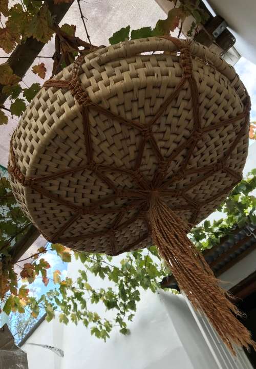 HANGING MACRAME WITH BASKET