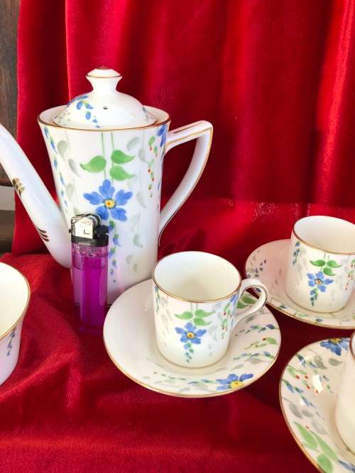 RADFORDS CROWN CHINA DEMITASSE / ESPRESSO SET